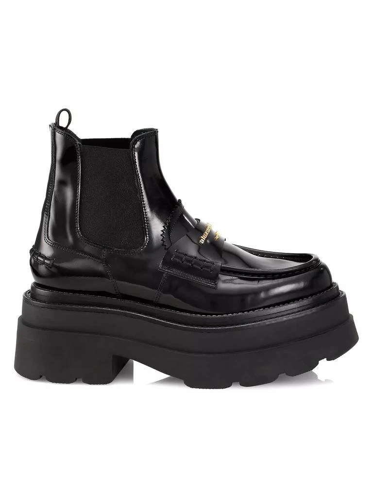 商品Alexander Wang|Carter Leather Platform Ankle Boots,价格¥6028,第1张图片