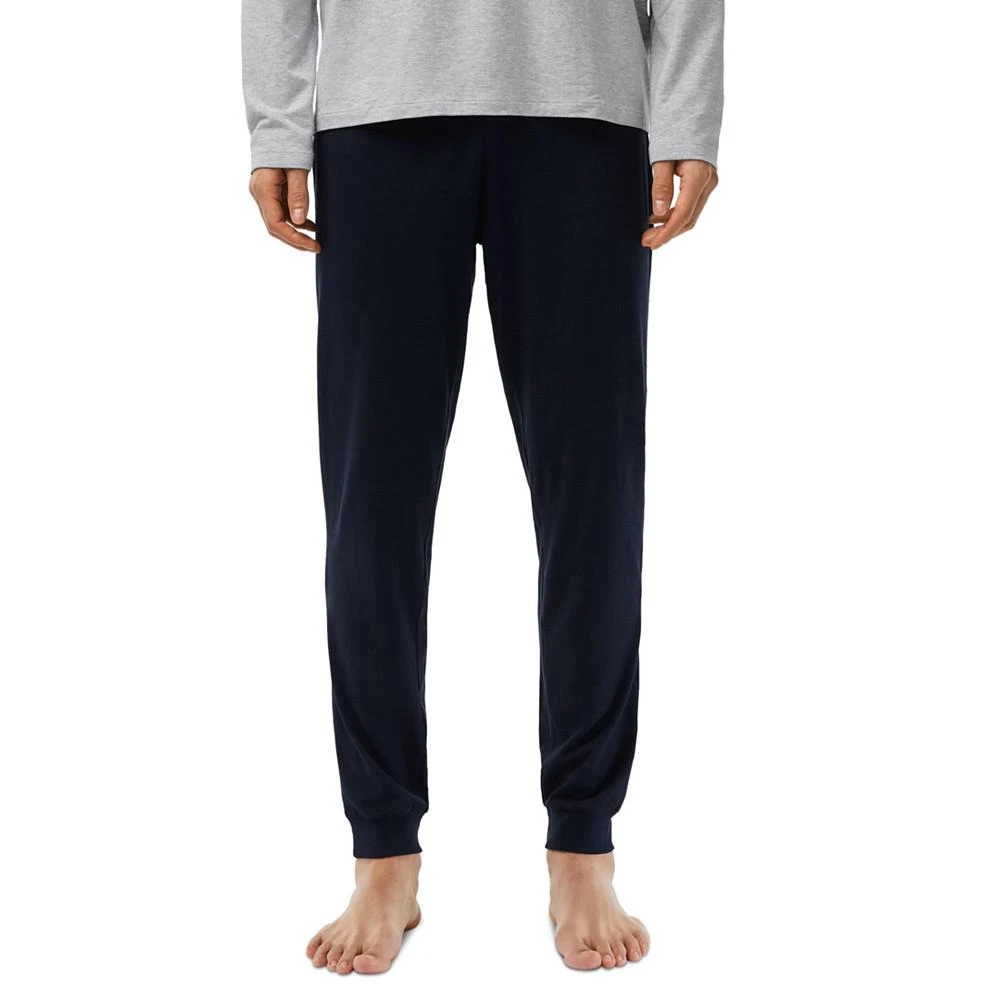 商品Lacoste|Men's 2-Pc. Long-Sleeve T-Shirt & Jogger Pants Pajama Set,价格¥720,第4张图片详细描述