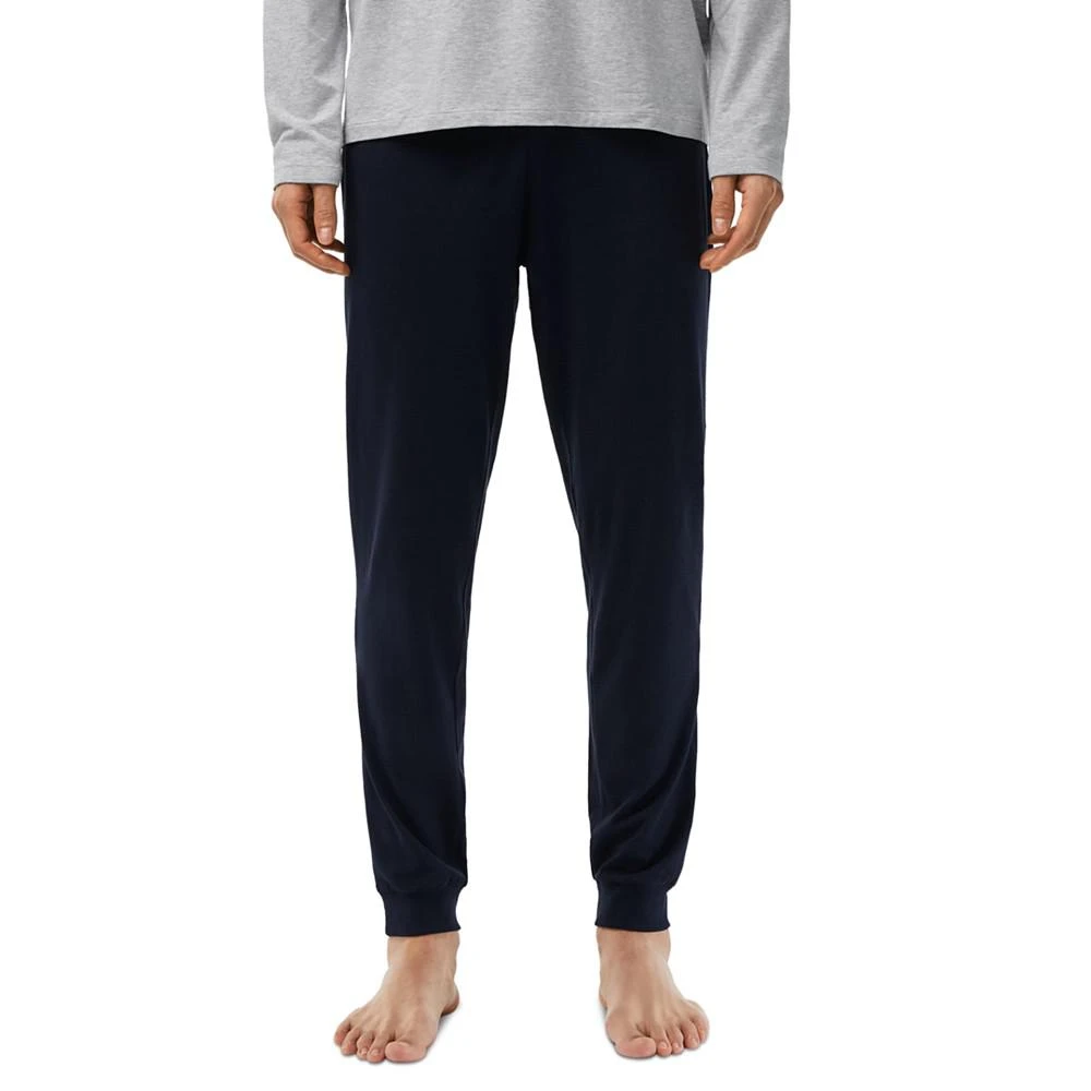 商品Lacoste|Men's 2-Pc. Long-Sleeve T-Shirt & Jogger Pants Pajama Set,价格¥258,第4张图片详细描述