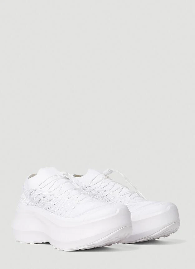 商品Comme des Garcons|Pulsar Platform Sneakers in White,价格¥3578,第2张图片详细描述