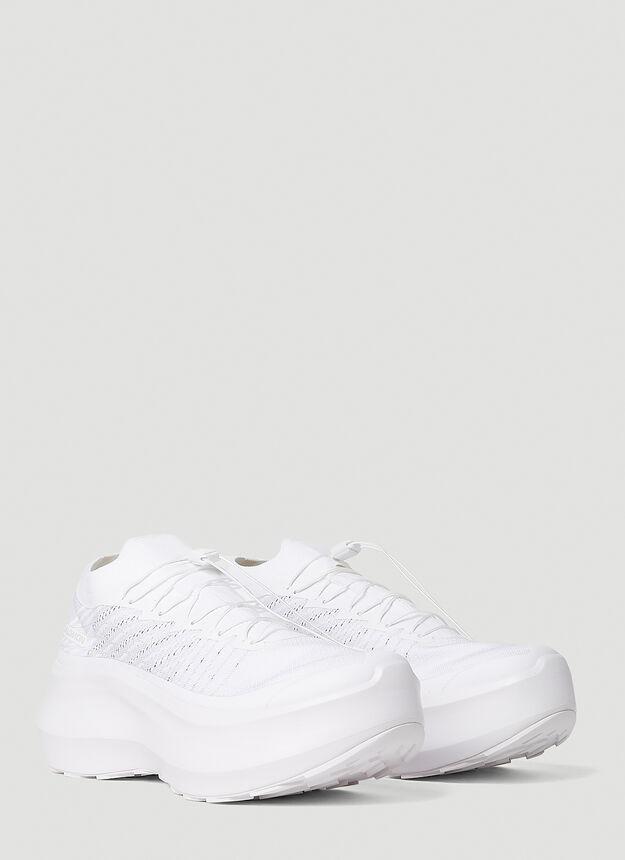 商品Comme des Garcons|Pulsar Platform Sneakers in White,价格¥3224,第4张图片详细描述