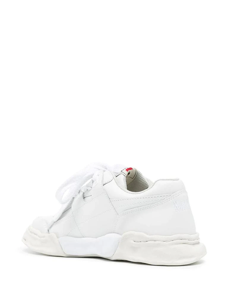 商品Maison MIHARA YASUHIRO|MAISON MIHARA YASUHIRO PARKER LEATHER OG SOLE LOW TOP SNEAKERS,价格¥1693,第2张图片详细描述