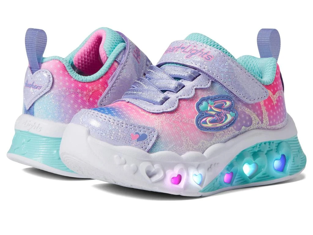 商品SKECHERS|Sport Lighted - Flutter Heart Lights - Simply Love 302315N (Toddler),价格¥376,第1张图片
