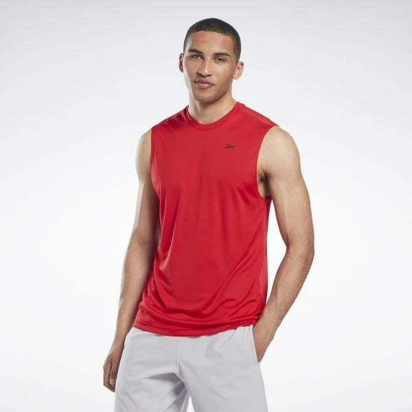 商品Reebok|Workout Ready Sleeveless Tech T-Shirt,价格¥134,第1张图片