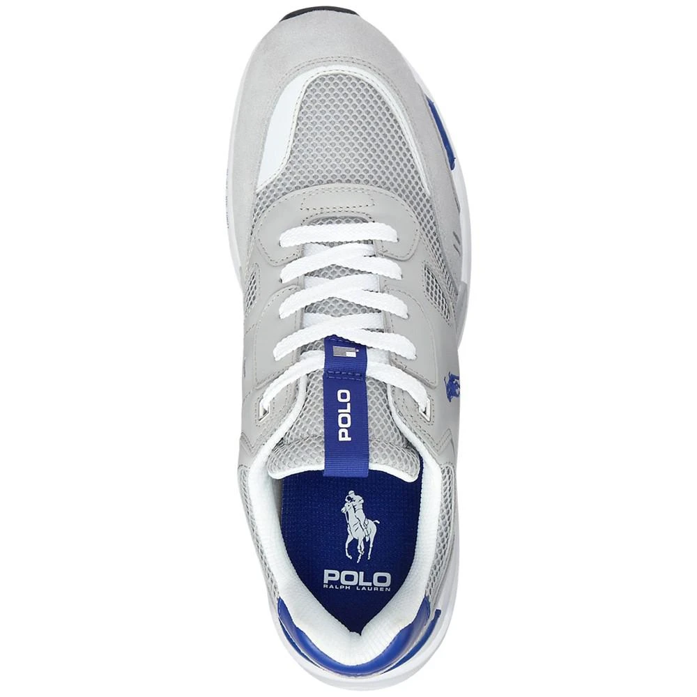 商品Ralph Lauren|Men's Jogger Suede & Mesh Sneakers,价格¥482,第4张图片详细描述