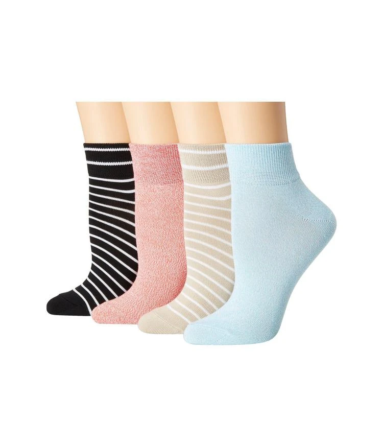 商品Hue|Super Soft Cropped Sock 4-Pair Pack,价格¥92,第1张图片