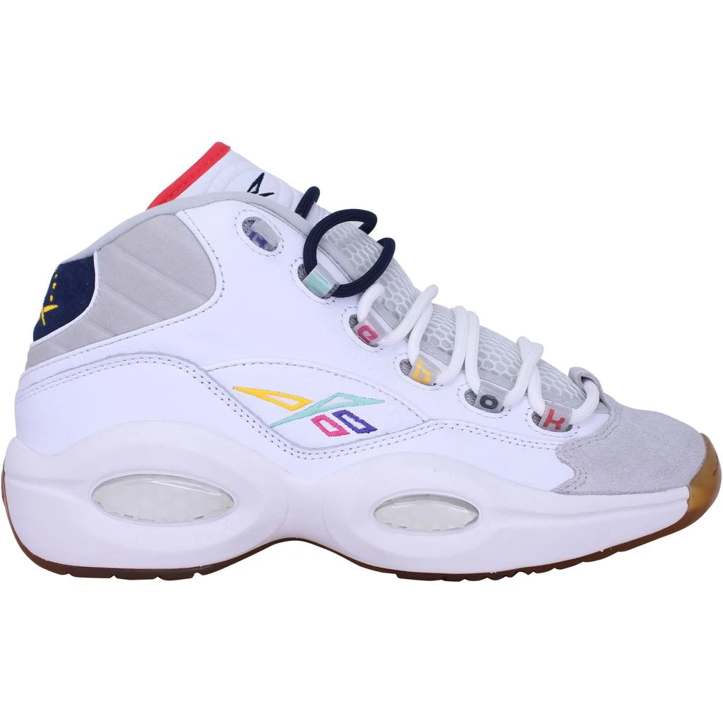 商品Reebok|Reebok Question Mid Footwear White/Vec Navy-Pure Grey 2  GY2641 Men's,价格¥591,第1张图片