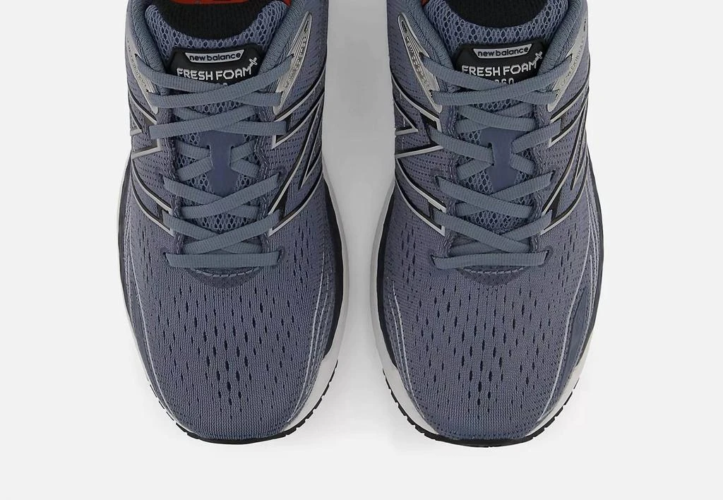 商品New Balance|Men's Fresh Foam X 860V12 Running Shoes - 2E/wide Width In Ocean Grey With Light Slate And Black,价格¥833,第5张图片详细描述