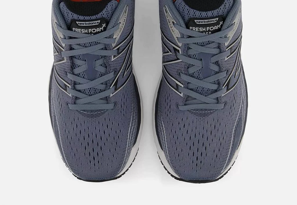 商品New Balance|Men's Fresh Foam X 860V12 Running Shoes - 2E/wide Width In Ocean Grey With Light Slate And Black,��价格¥773,第5张图片详细描述