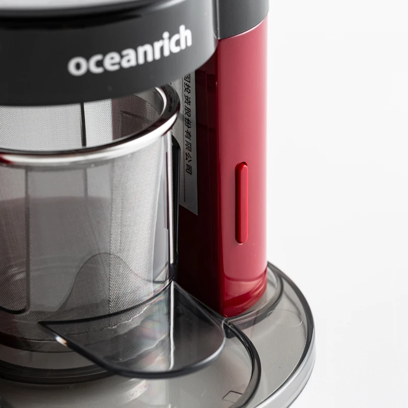商品oceanrich|【国内直发】oceanrich/欧新力奇二合一自动旋转咖啡机S3滴漏便携式手冲挂耳杯 红色,价格¥729,第4张图片详细描述
