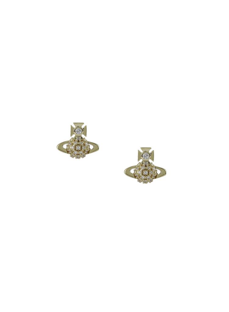 Vivienne Westwood Donna Bas Relief Earrings - Gold商品第1张图片规格展示