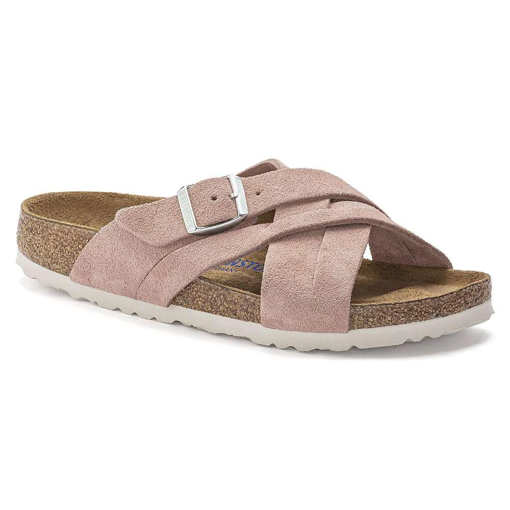 商品Birkenstock|Birkenstock Women's Lugano Soft Footbed Sandal,价格¥1195,第1张图片