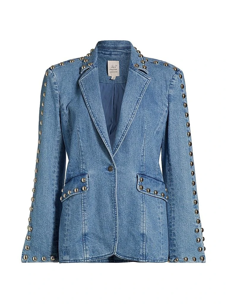 商品Cinq à Sept|Milly Studded Denim Jacket,价格¥2568,第1张图片