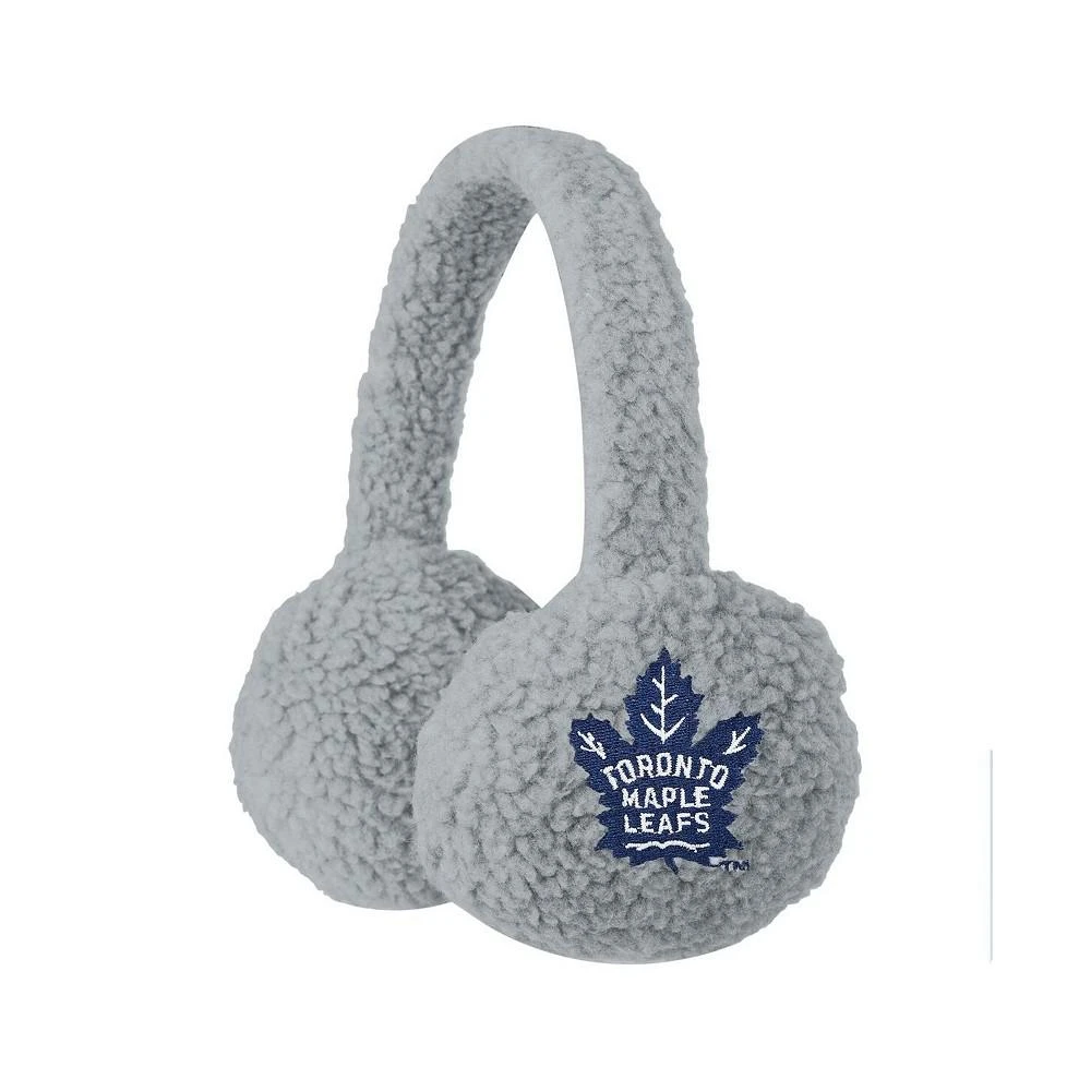 商品FOCO|Men's and Women's Gray Toronto Maple Leafs Sherpa Earmuffs,价格¥150,第1张图片