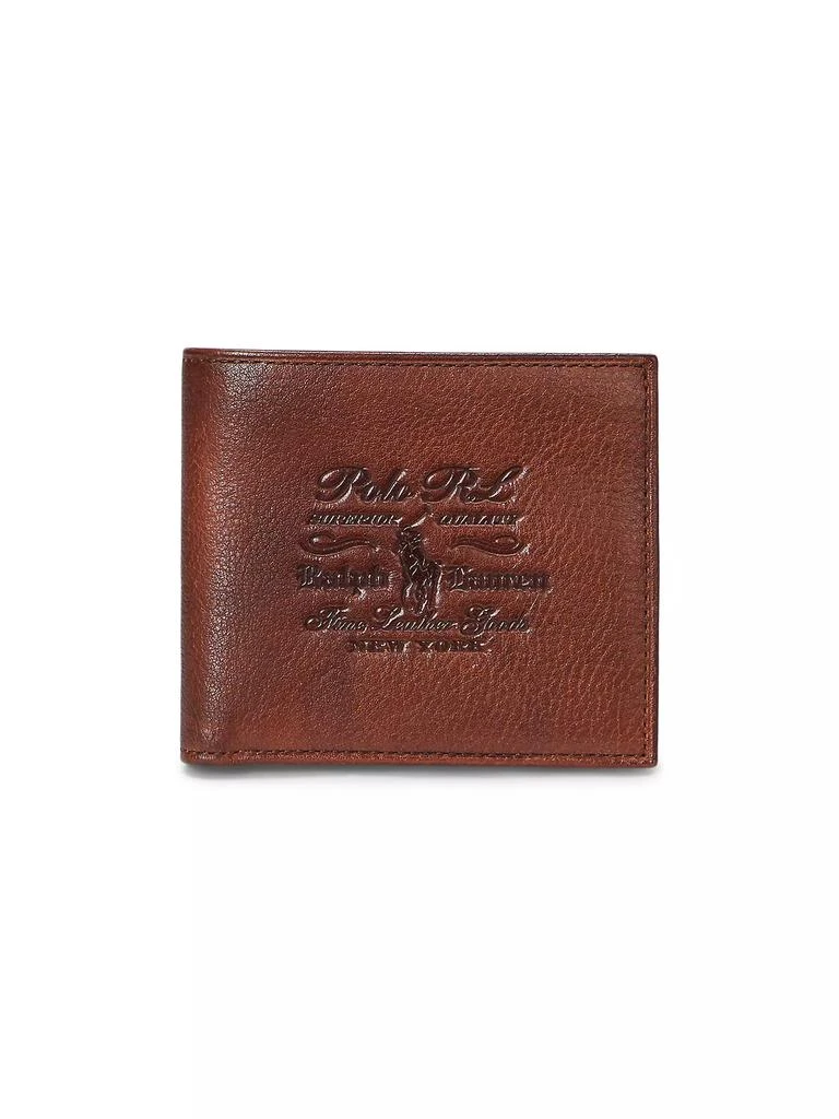 商品Ralph Lauren|Medium Leather Billfold Wallet,价格¥1418,第1张图片