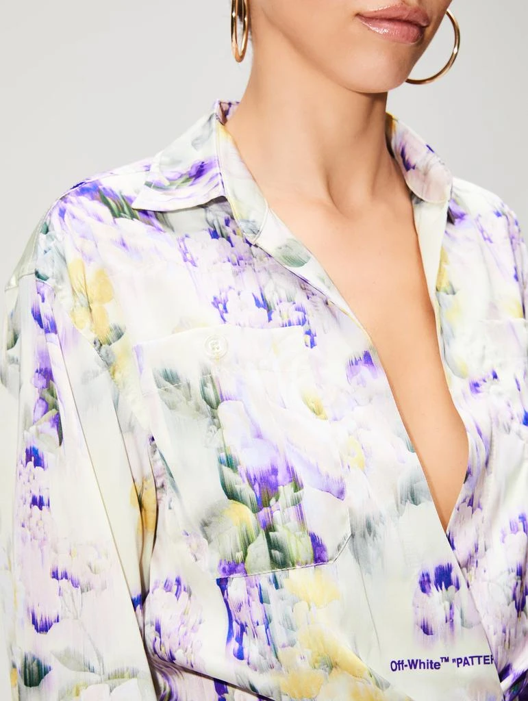商品Off-White|Mama Twist Satin Dress,价格¥2570,第5张图片详细描述