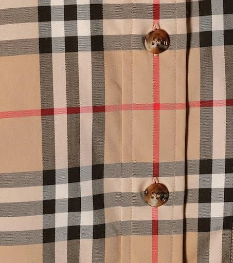 商品Burberry|Vintage Check弹力棉质衬衫,价格¥7432,第4张图片详细描述