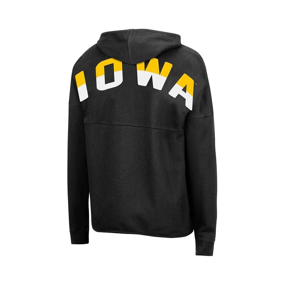 商品Colosseum|Women's Black Iowa Hawkeyes 2-Hit Full-Zip Hoodie,价格¥413,第3张图片详细描述