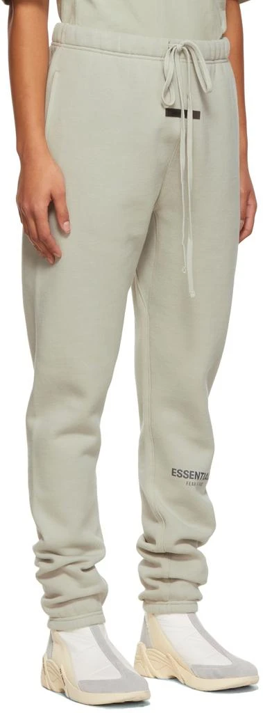 商品Essentials|SSENSE Exclusive Green Fleece Lounge Pants,价格¥727,第2张图片详细描述