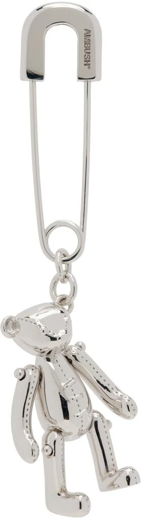 商品Ambush|Silver Teddy Bear Charm Earring,价格¥2057,第1张图片