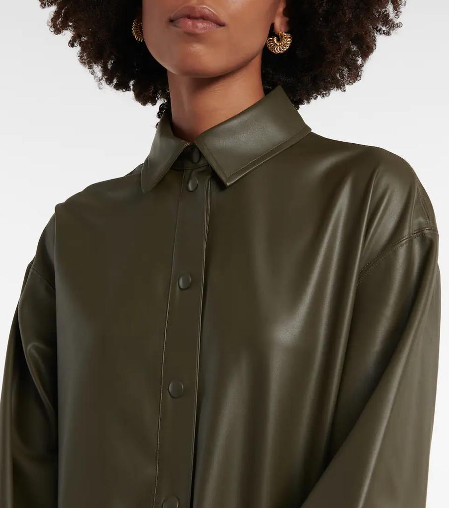 Lirica faux leather shirt商品第4张图片规格展示