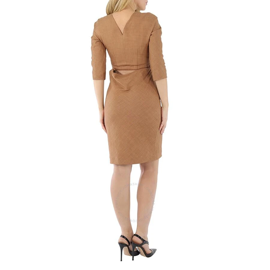 商品Burberry|Ladies Bronze Double Waist Shift Dress,价格¥7881,第3张图片详细描述