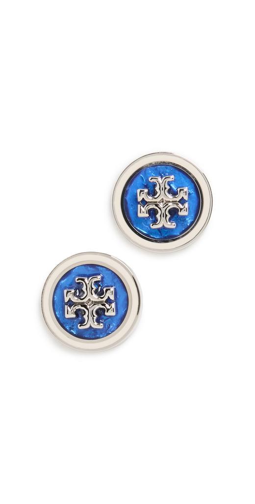 商品Tory Burch|Tory Burch 汤丽柏琦 Kira 珐琅圆圈耳钉,价格¥730,第1张图片