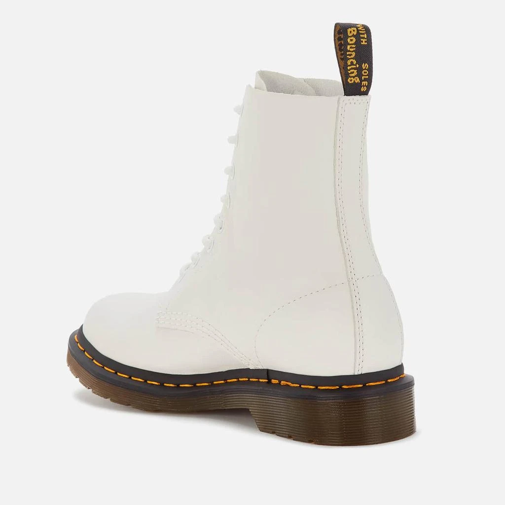 商品Dr. Martens|Dr. Martens Women's 1460 Pascal Virginia Leather 8-Eye Boots - Optical White,价格¥643,第3张图片详细描述