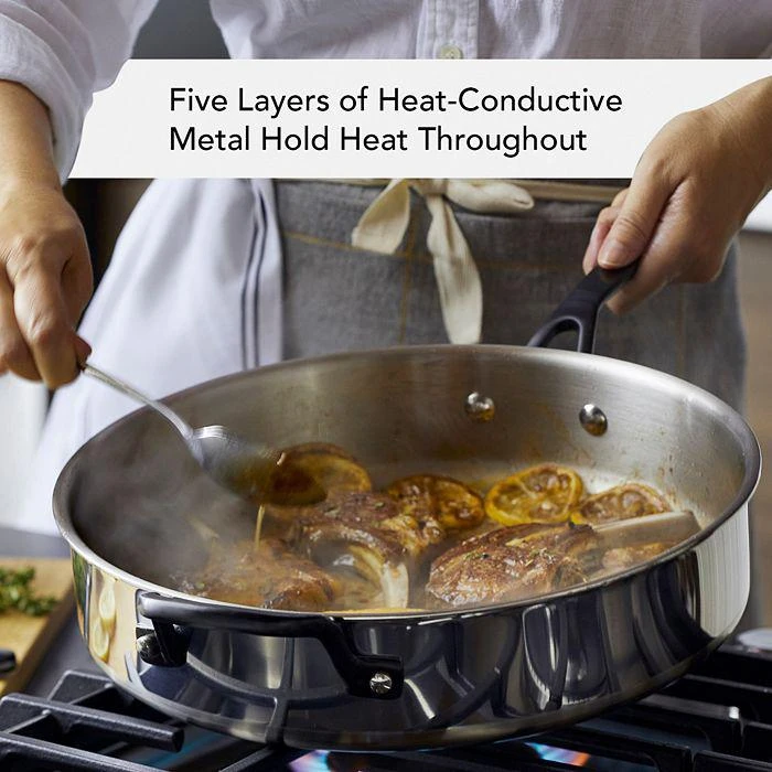商品KitchenAid|10 Piece 5 Ply Copper Core Cookware Set,价格¥3732,第4张图片详细描述