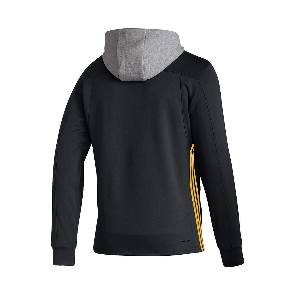 商品Adidas|Men's Black Boston Bruins Skate Lace AEROREADY Pullover Hoodie,价格¥745,第3张图片详细描述