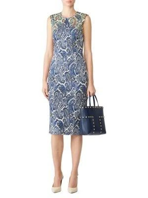 商品Diane von Furstenberg|Paisley Print Sheath Dress,价格¥646,第1张图片