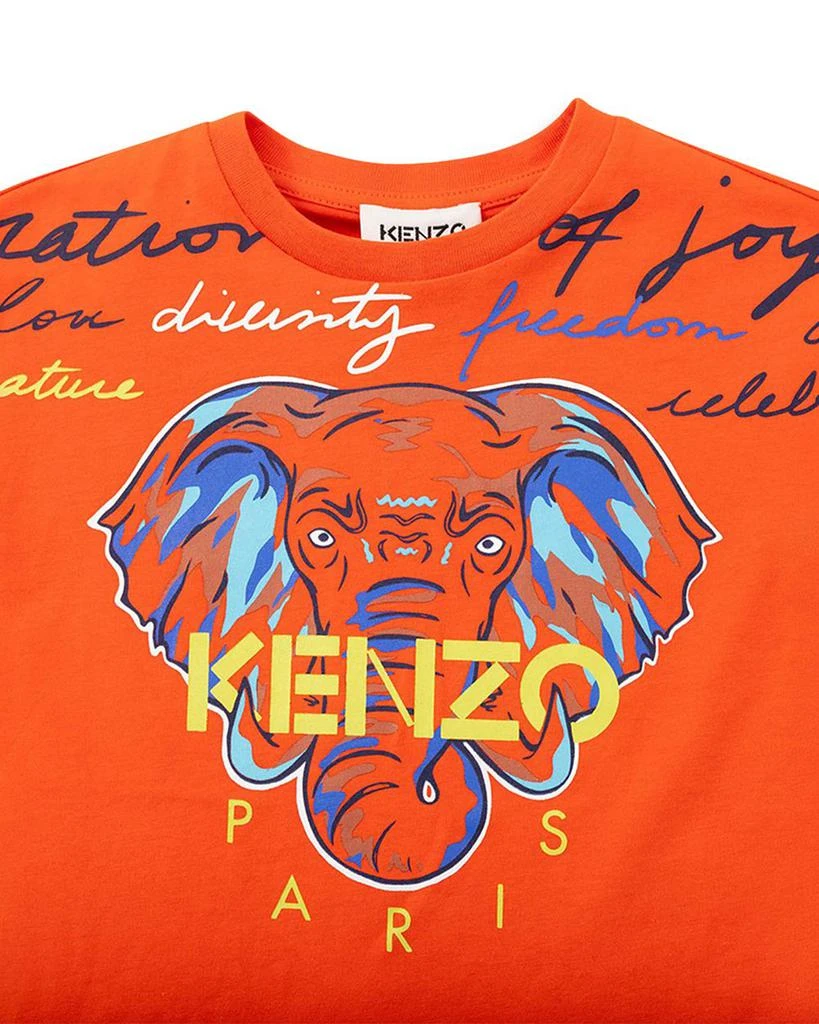 商品Kenzo|Boys' Short Sleeve Elephant Tee - Little Kid, Big Kid,价格¥410,第3张图片详细描述