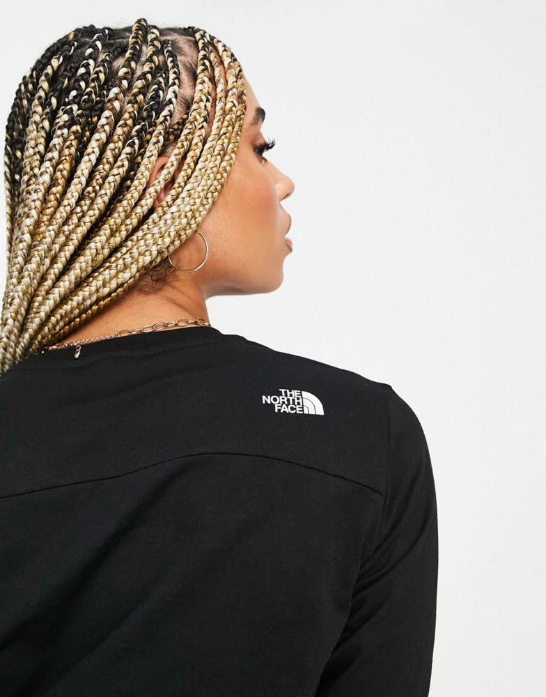 商品The North Face|The North Face Simple Dome long sleeve t-shirt in black,价格¥192,第3张图片详细描述