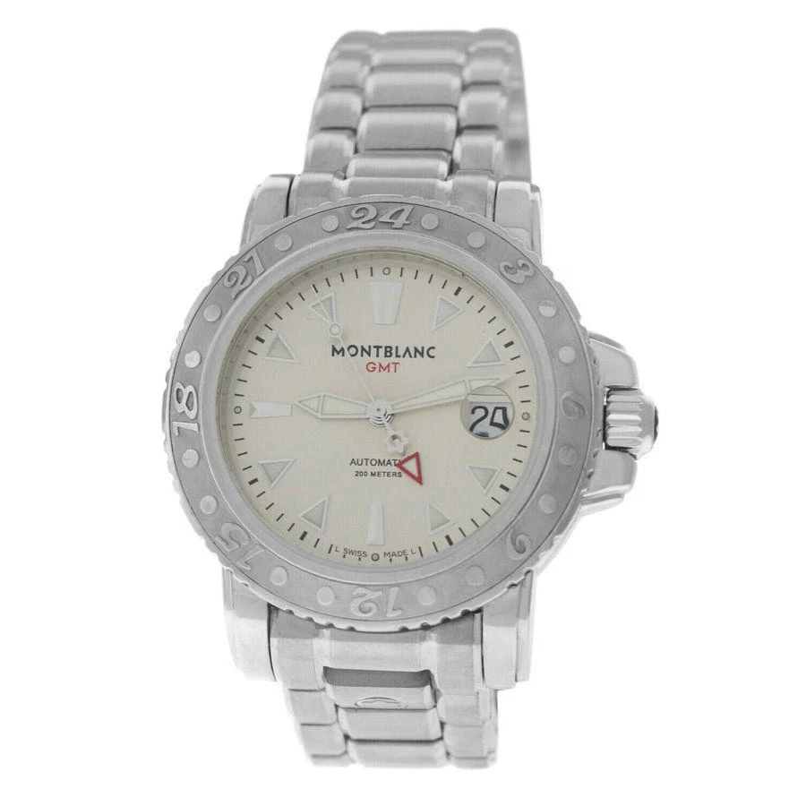 商品[二手商品] MontBlanc|Pre-owned Montblanc Sport Automatic White Dial Ladies Watch GMT 7061,价格¥11089,第1张图片