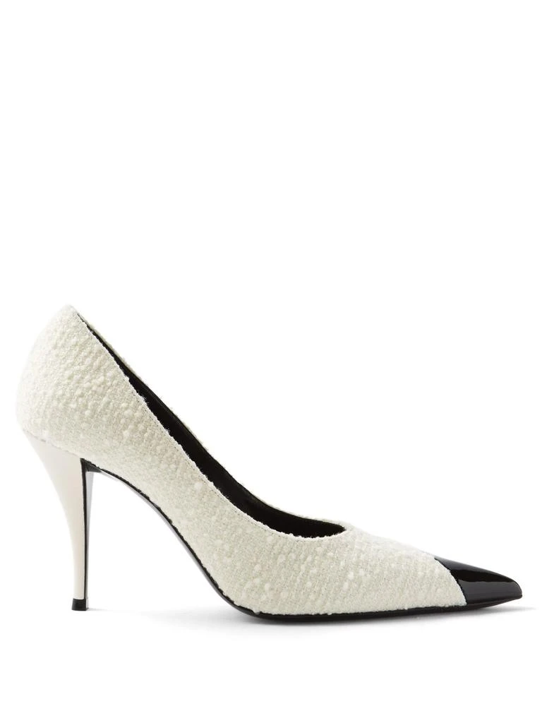 商品Yves Saint Laurent|Viper toe-cap tweed pumps,价格¥6429,第1张图片