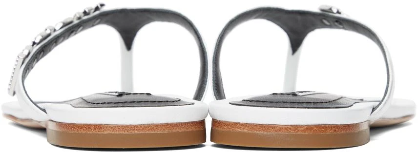 商品Alexander Wang|White Ivy Thong Flat Sandals,价格¥3060,第2张图片详细描述