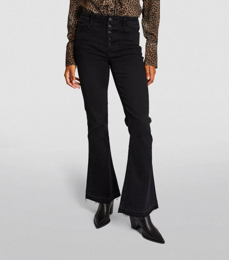商品Paige|Lou Lou High-Rise Flare Jeans,价格¥2010,第3张图片详细描述