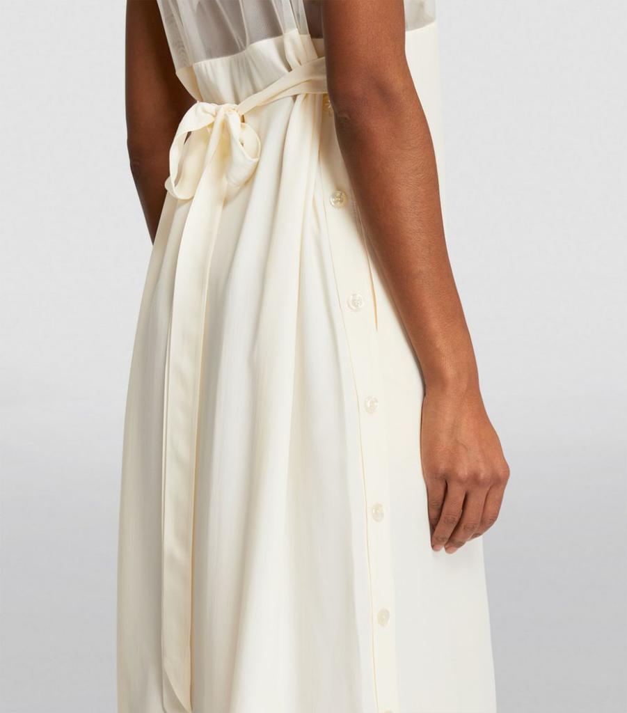 Sheer Top Midi Dress商品第4张图片规格展示