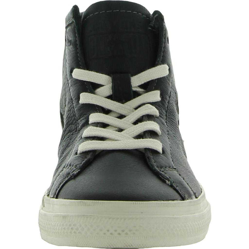 商品Converse|Converse Mens Leather Mid Top Casual and Fashion Sneakers,价格¥586,第4张图片详细描述
