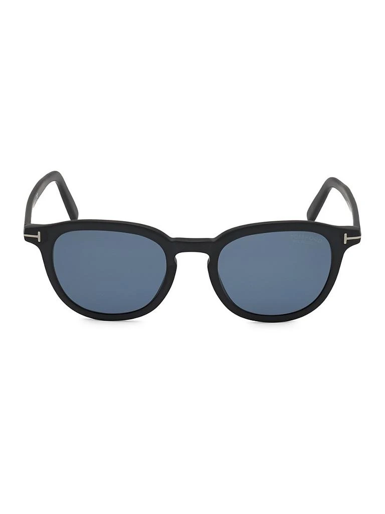 商品Tom Ford|54MM Plastic Round Sunglasses,价格¥3584,第1张图片
