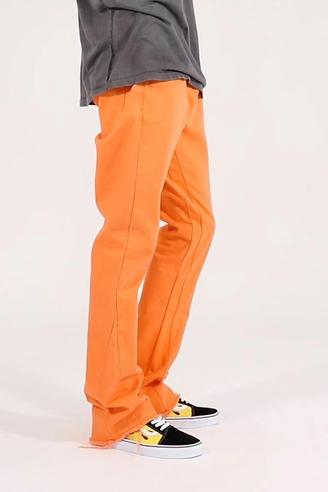 商品MNML|B251 Flare Denim - Orange,价格¥302,第3张图片详细描述