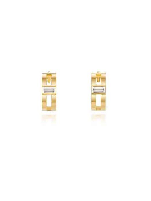 商品hyeres-lor|Essence 14K Wide One Touch Earrings,价格¥3480,第4张图片详细描述
