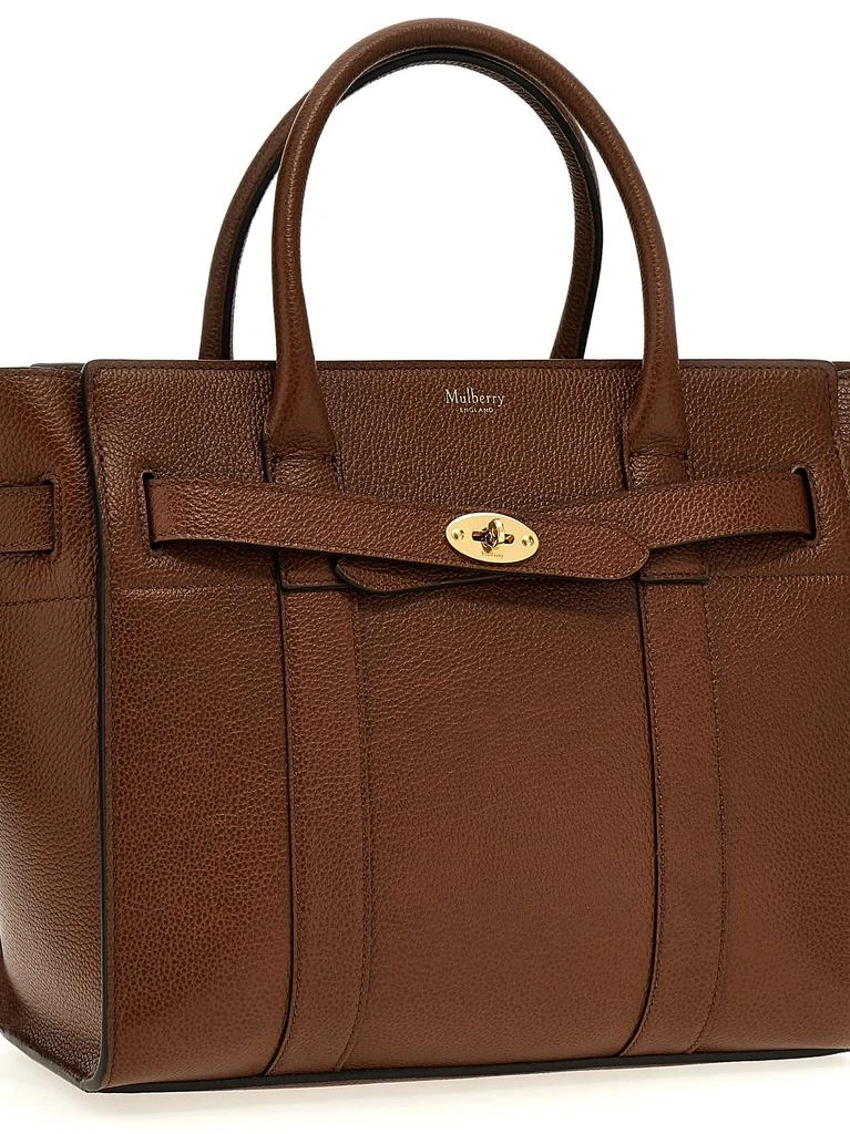 商品Mulberry|Small Zipped Bayswater Tote Bag Brown,价格¥9362,第3张图片详细描述