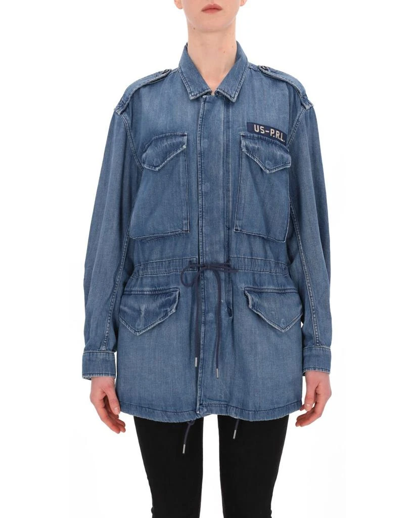 商品Ralph Lauren|Ralph l au ren women's blue cotton jacket,价格¥2664,第2张图片详细描述