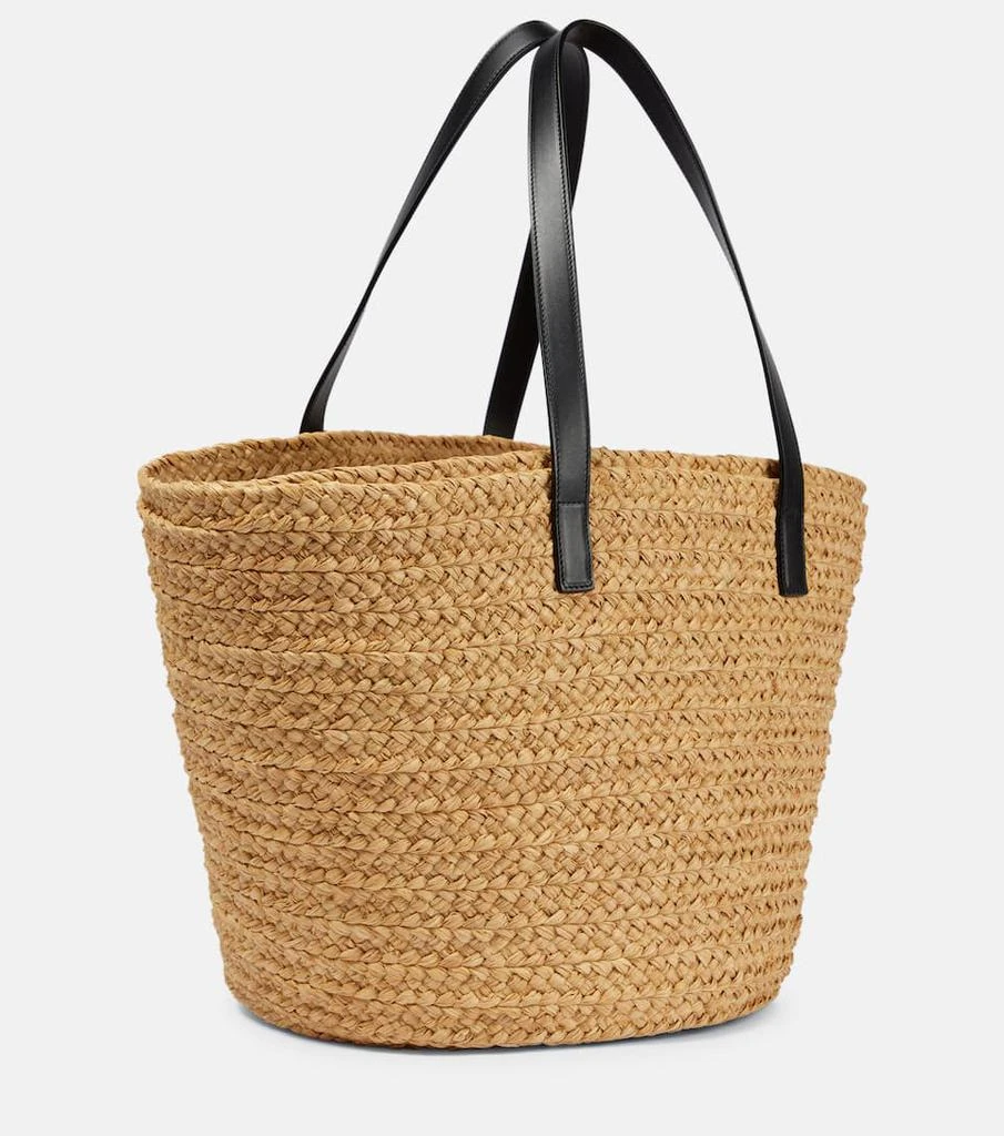 商品Yves Saint Laurent|Panier M号酒椰叶纤维托特包,价格¥9490,第4张图片详细描述