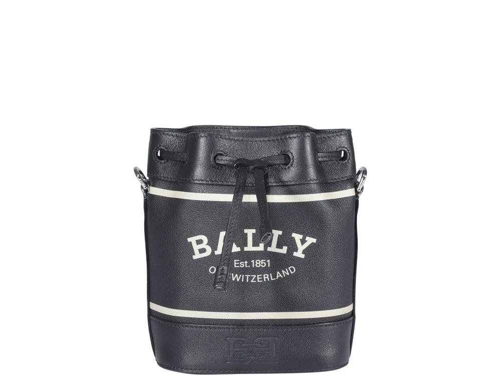 商品Bally|Bally Logo Printed Drawstring Bucket Bag,价格¥2977,第1张图片