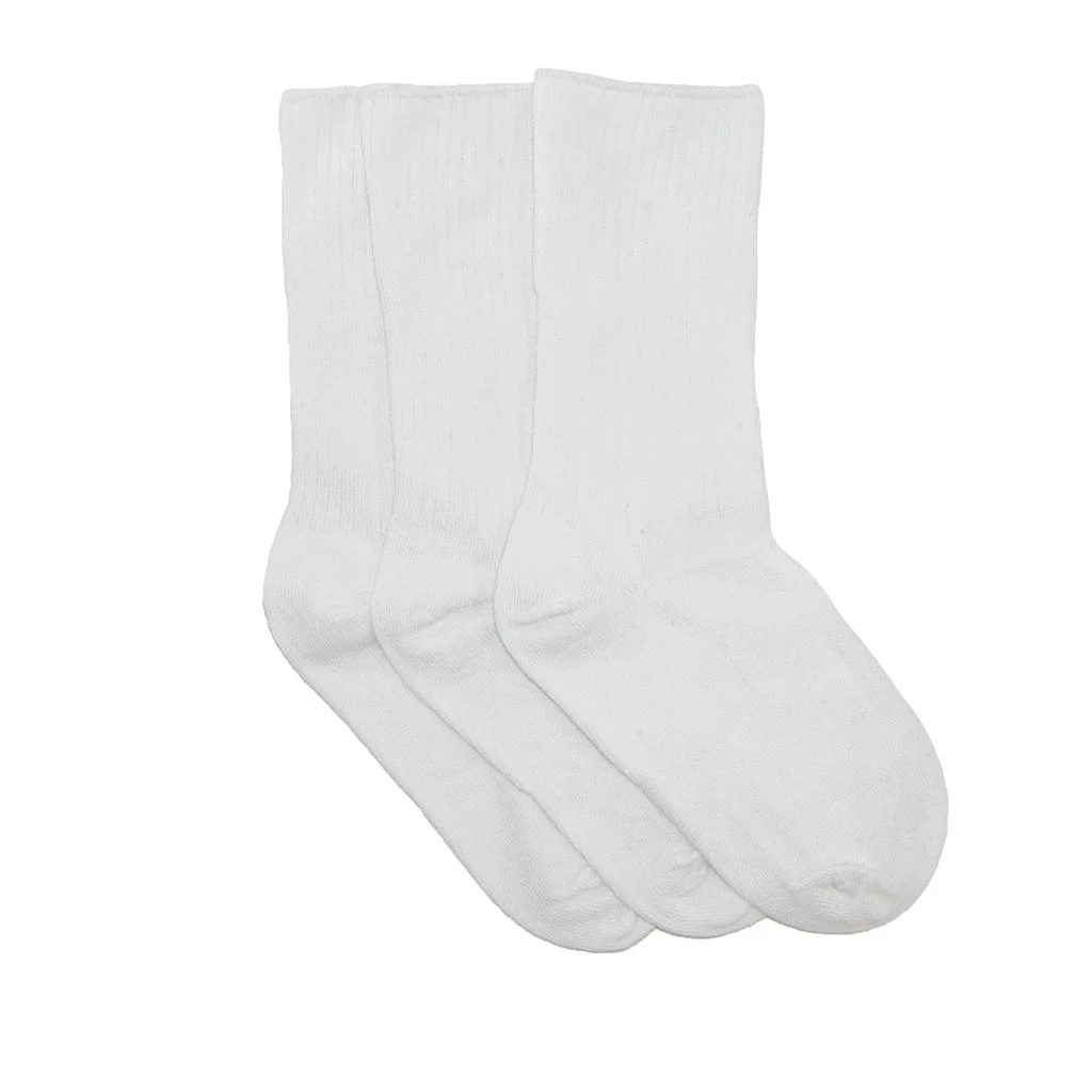 商品Jefferies Socks|Kids' Cotton Seamless Toe Casual Crew Sock (Pack of 3),价格¥129,第1张图片