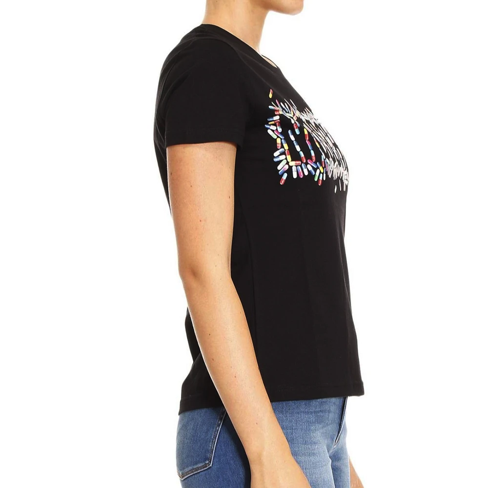 MOSCHINO 黑色女士T恤 07024140-1555 商品