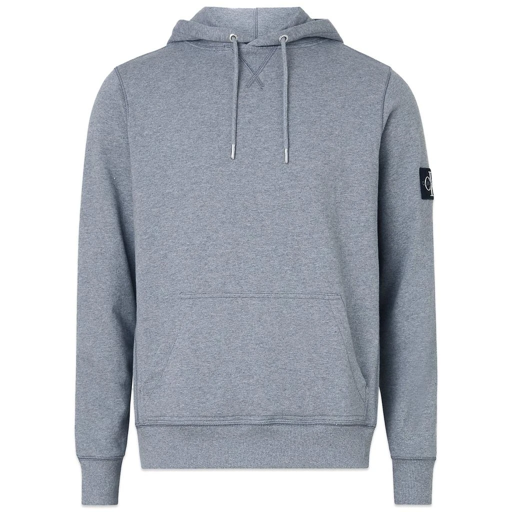 商品Calvin Klein|Calvin Klein Monogram Sleeve Badge Hood - Grey Heather,价格¥463,第1张图片