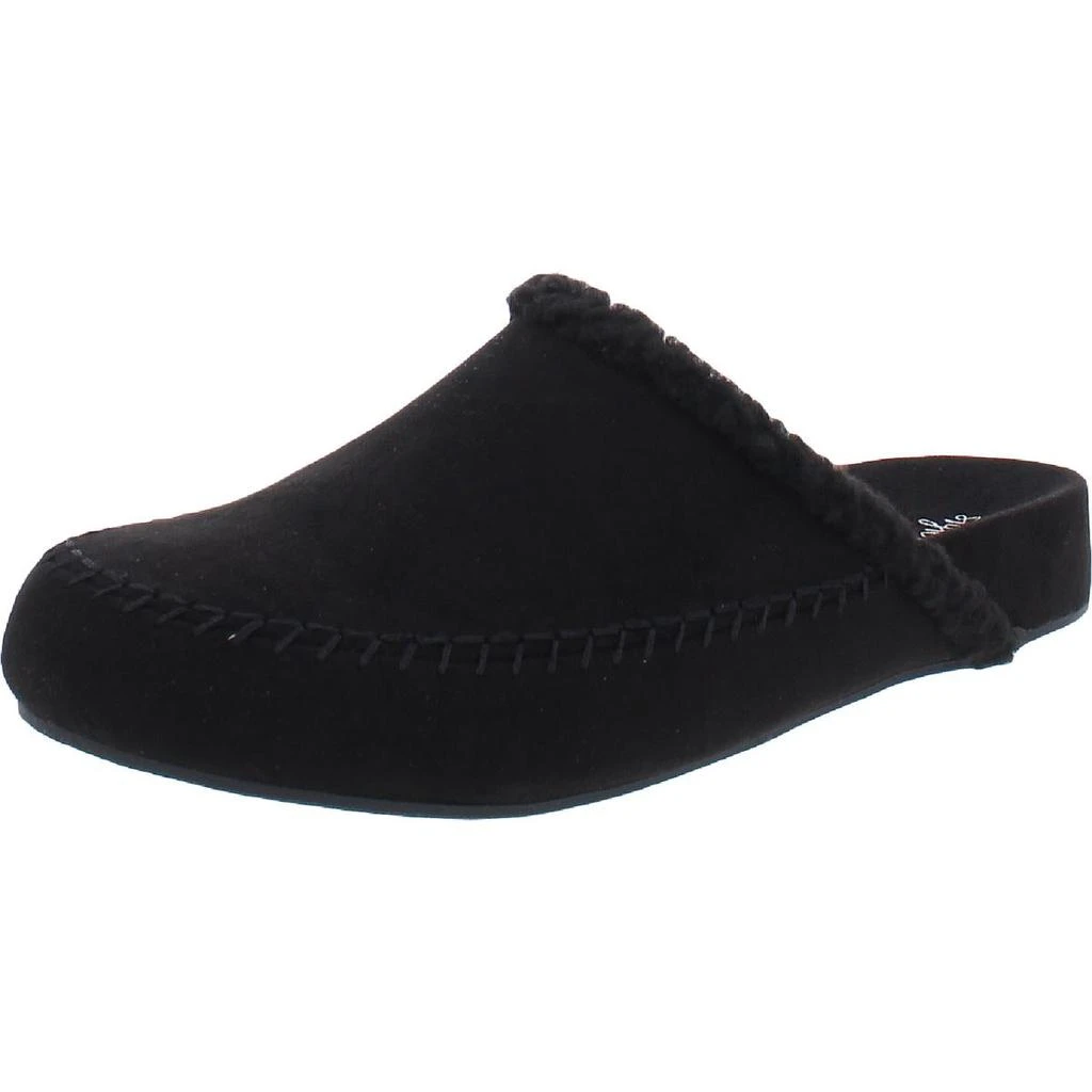 商品Style & Co|Style & Co. Womens Brooklynn Faux Fur Lined Moc Toe Slide Slippers,价格¥39,第3张图片详细描述